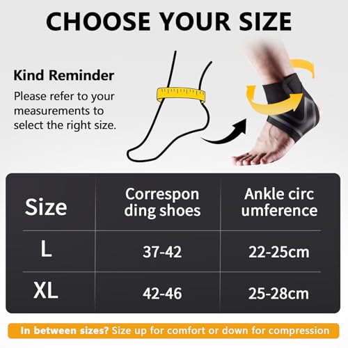 DiviDermy 2 StüCk Sprunggelenkbandage, Verstellbare KnöChelbandage, Flexible & Breathable, Stabilisierung & Schutz, FüR FußBall Laufen Radfahren, MäNner Und Frauen, L
