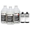 Light Gray | Floor Epoxy Resin for Garages, Basements, Warehouses, Retail Stores and More | Highly Durable | Resistant to Scratches, Spills, and Stains (3 Gallon/Light Gray)