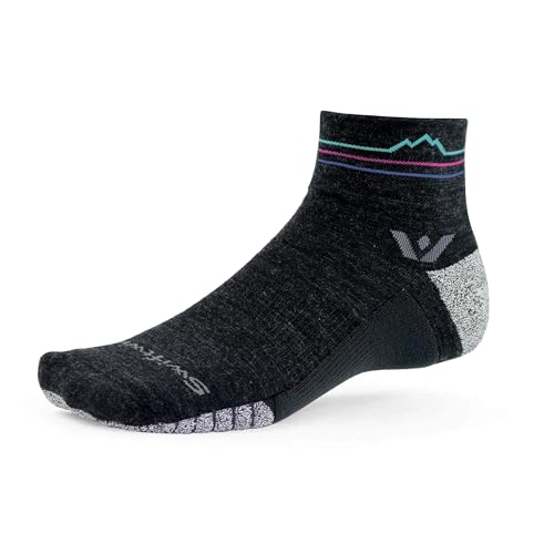 Swiftwick - FLITE XT TRAIL Quarter Crew Trail Running and Hiking Socks