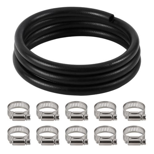 19mm Durite Chauffage Voiture Kit, 3m Qualité Supérieure Durite Chauffage avec Colliers Serrage Assortis Tube Tuyau de Radiateur Liquide Refroidissement pour Eau...