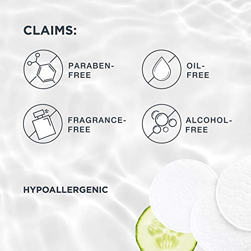 Marcelle Oil-Free Eye Make-Up Remover Pads, Sensitive Eyes, Long-Wearing Makeup Removal, Micellar Technology, Hypoallergenic, Fragrance-Free, Paraben-Free, Alcohol-Free, Cruelty-Free, 85 Pads #TOP4