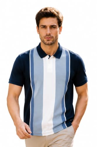 Image of GODFREY Half Cotton Polo T Shirt for Man with Pocket - Regular Fit Mens Collar Tshirt