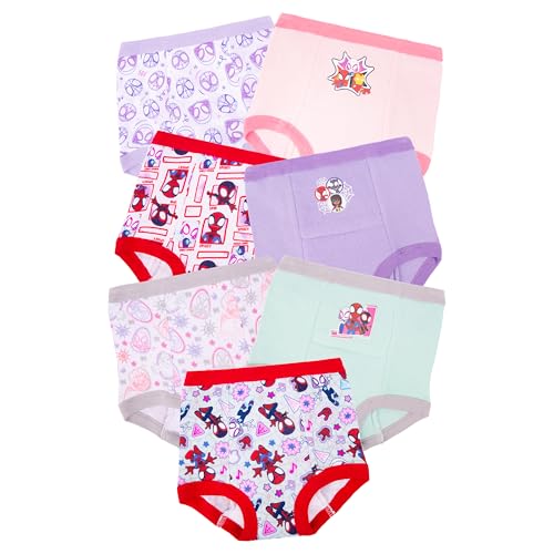 Marvel Girls' Spiderman & Ghost Spider Exclusive Toddler Potty Training Panties3