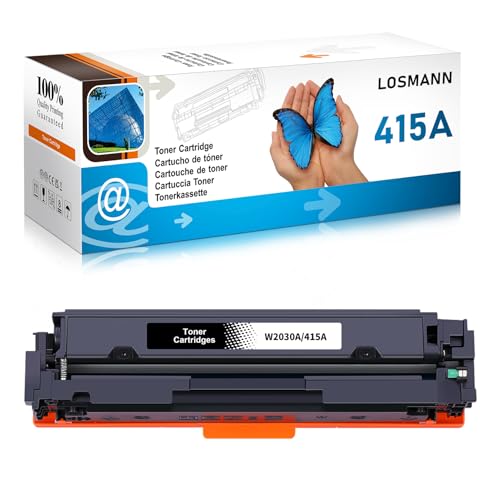 Toner noir HP 415A W2030A compatible par LOSMANN pour Color LaserJet Pro M479