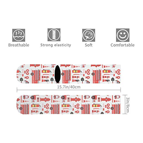 Fire Extinguisher 3d Red Fire Rescue Truck Firefighter Themed Printed Crew Socks Calf Knit Women Men Unisex Funny Clothing Party Clothes Gift Cozy Running Athletic Hiking Novel