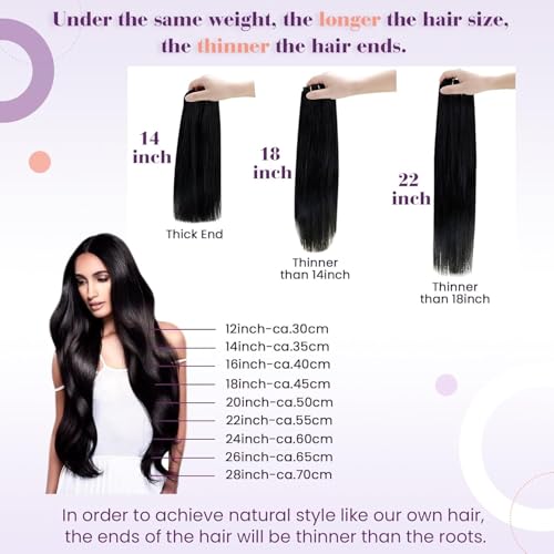 Image of LaaVoo Human Hair Clip in Extensions Ombre Black to Silver Grey Balayage Hair Extensions Clip ins Silver Balayage Human Hair Extensions Clip ins 22 Inch 7pcs /150g