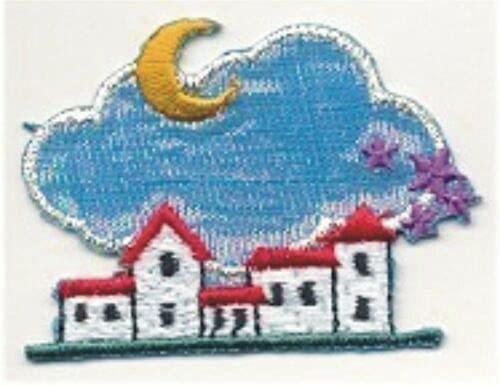Fairy Tale Star Moon Town nlLG Embroidery Patch