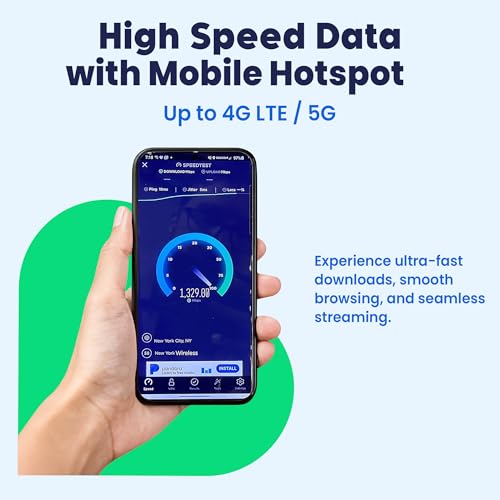 Lycamobile 90 Day USA Prepaid SIM Card with 12GB High Speed 4G LTE/5G Data with Hotspot, International Talk & Text to 100+ Countries, Quick Activation, Triple-Cut US Mobile SIM Card for Cell Phones
