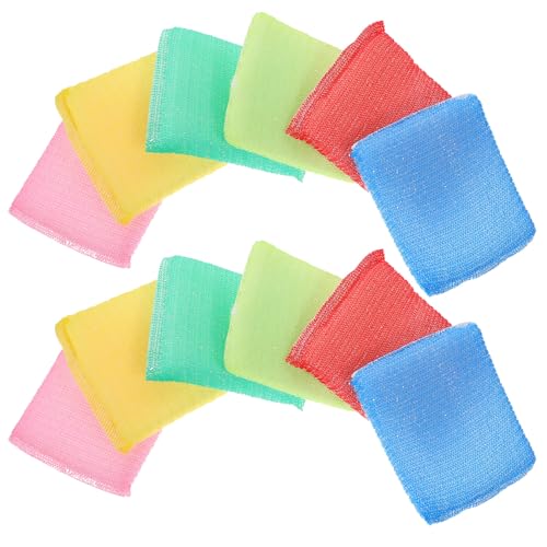 HEALEEP Esponjas de Cocina para Fregar Platos 12 Unidades Diseño Especial Antirayaduras para Limpieza Diaria en Cocinas y Vajilla