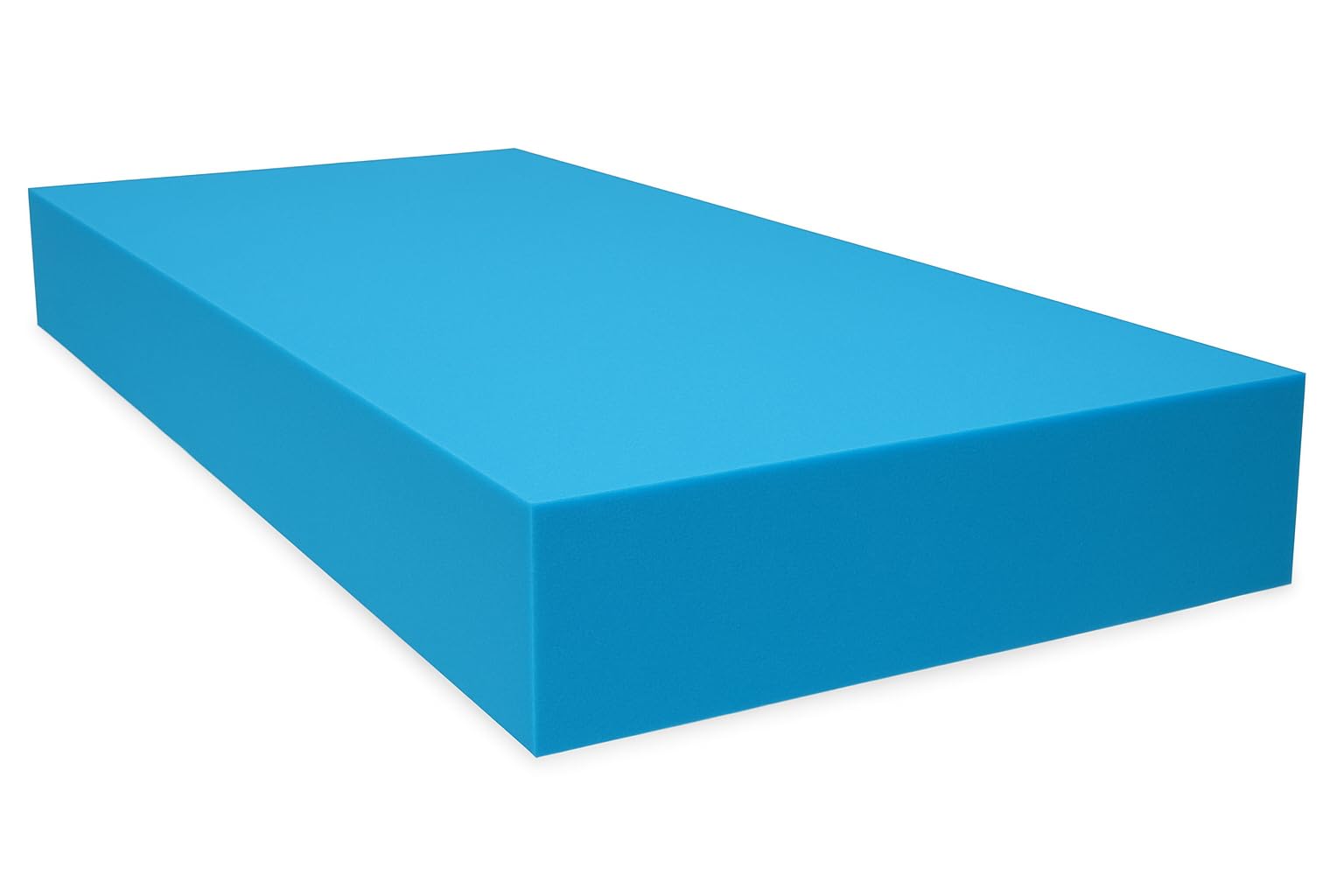 MOTHER LAND High Density Blue Firm Upholstery Foam – Cut to Size Foam for Sofa Seat Replacement, Bench Cushions, Campervans & DIY Upholstery – UK Made (80 x 25 inches, 0.5" (~1.3 cm) Thick)