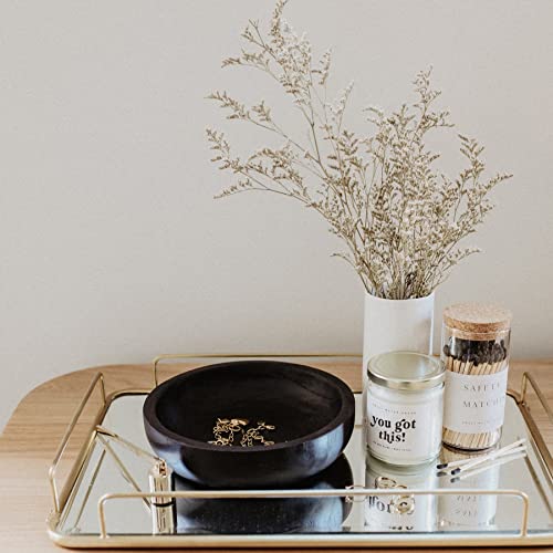 Sweet Water Decor Black Decorative Bowl, Wood Bowl For Kitchen Counters, Dining Rooms And Countertops And Stylish Bowls To Hold Jewelry, Keys, Wallet, And Trinkets #TOP6