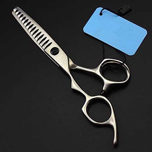 Haarschneideschere, 6 Zoll, Professionelles Linkshänder-Haarscheren-Set Aus 440C-Mattstahl, Zum Schneiden Und Effilierscheren Für Friseure