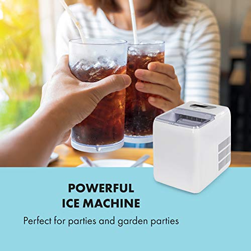 Klarstein Coolio Eiswürfelmaschine, Klareis, 20 kg Eis pro Tag, Wassertank: 2,8 l, Touch-Bedienfeld, 2 Eiswürfelgrößen… – Bild 3