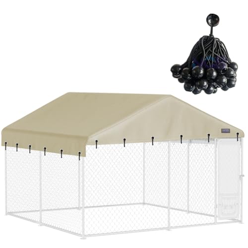 image for NGB Outdoor Kennel Fence Cover Suitable for 10'W x 10'Lx 1.8'H Outdoor