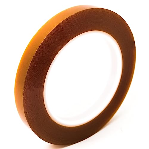 Image of Bertech Double-Sided Polyimide Tape, 1 Mil Thick, 9 /16 Inch x 36 Yards