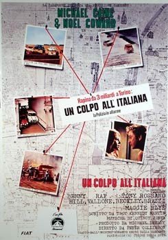 Poster The Italian Job vintage affiche de collection grand format papier