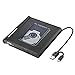 Produktbild Aochakimg Externes CD/DVD-Laufwerk,USB 3.0 mit Type-C Tragbarer CD/DVD-Player für Laptop,DVD/CD-Laufwerk Reader Writer Brenner Kompatibel mit Laptop Desktop PC Windows Linux Apple Mac(Schwarz)
