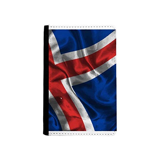 Étui portefeuille pour passeport motif Islande en simili cuir résistant et finitions soignées