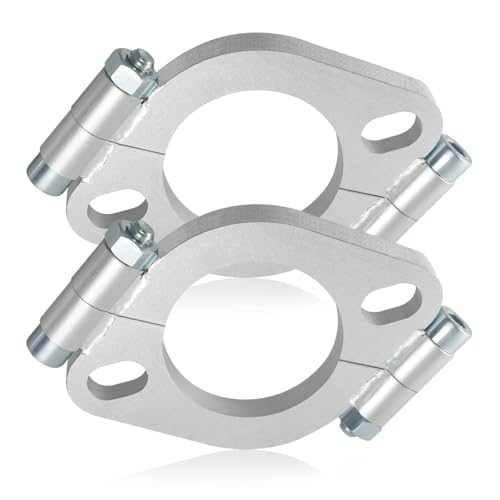 LWNWPPER 2.5 inch Exhaust Flange Repair kit 2PCS Split Flanges with 2 Bolts.
