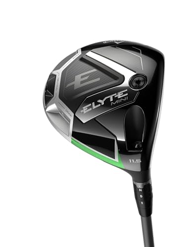 Callaway Golf Elyte Mini Driver (11.5 Degree, Stiff, Denali Charcoal 60 Gram, Left)