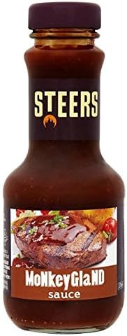 Steers Monkey Gland Sauce 375ml - South African Sauce - Monkey Gland Sauce - A Fantastic Sauce from South Africa for Steak - Steers Sauce Monkeygland - Steers Sauces- South African Sauce