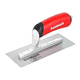 Goldblatt Masonry Finishing Trowel, 8-inch by 3-inch, with Soft Grip Handle