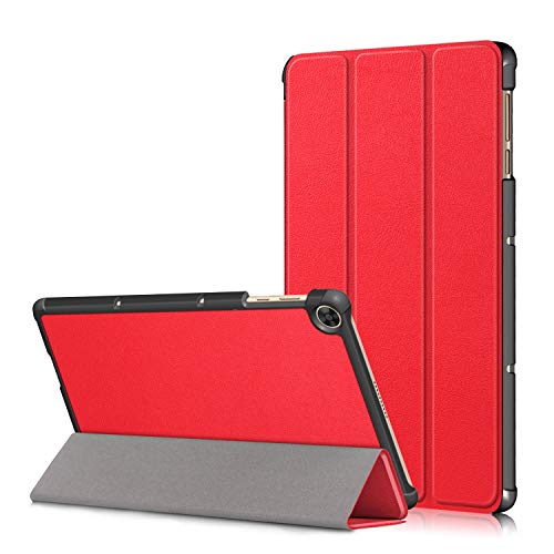XITODA Funda para Huawei MatePad T10S 10.1' AGS3-L09 AGS3-W09/ Huawei MatePad T10 9.7' AGR-L09 AGR-W09 - Protección de PU Cuero Carcasa para Huawei MatePad T 10/T 10S Tablet,Rojo