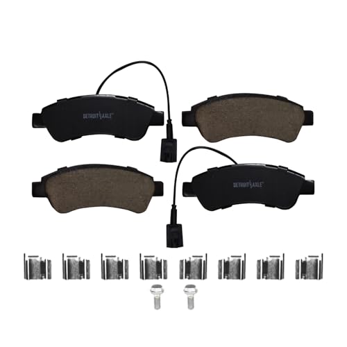 Image of Detroit Axle - Rear Brake Pads for 2014-2021 Ram Promaster 2500 3500 1500