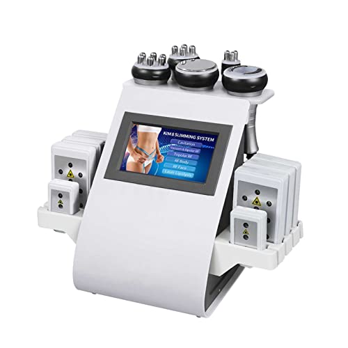 HYMONA Machine De Beauté À Ultrasons Cavitation 40K, 6 en 1 Professionnel Masseurs de radiofréquence, pour Le Ventre La Taille Les Jambes Le Raffermissement De La Peau Cover
