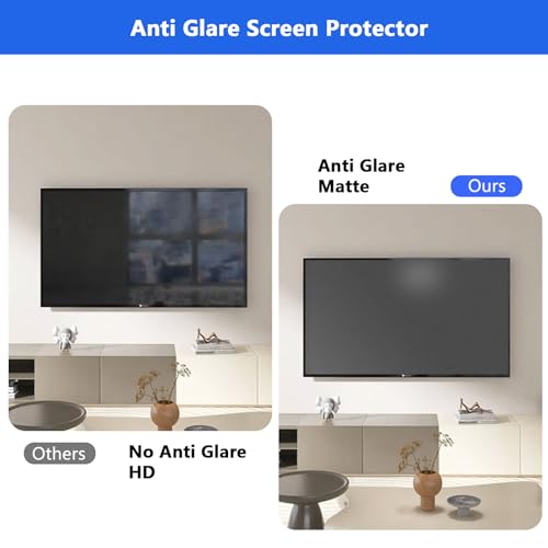 Filtre TV anti-reflet mat haute performance pour écran 65 pouces