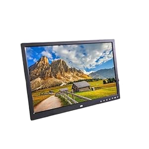 CULtp Digitale fotolijst met touch-knop, 43,2 cm (17 inch), elektronisch album, HDMI-HD-album, wandmontage, videoreclamemachine, videospeler