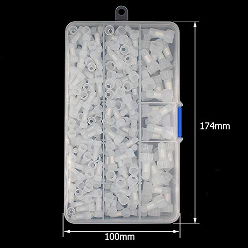 230PCS/Set CE1 CE2 CE5 Closed End Crimp Caps Electrical Wire Cable Terminals Connectors Kit AWG 12-10 16-14 22-16 VUQLDHAYZ