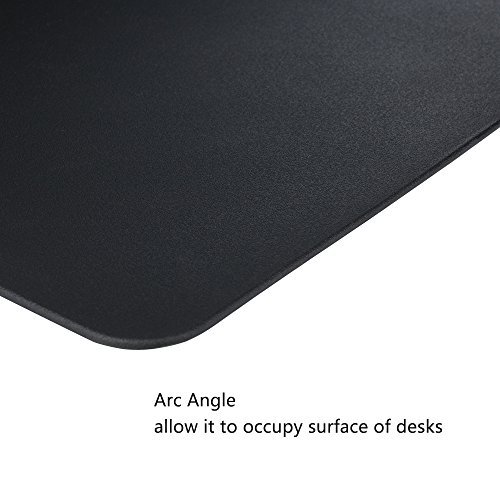 LOHOME Desk Pads Artificial Leather Laptop Mat with Fixation Lip