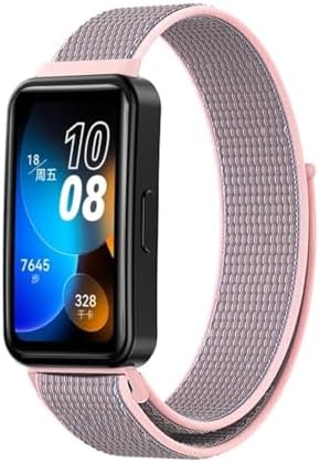 Compatible with Huawei Band 8 Strap, Breathable Nylon Watch Band compatible for Huawei Band 8 Adjustable Strap Replacement Bands