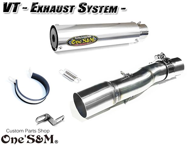 バイク マフラー VTZ Amazon.co.jp: W2-223SV 純正エキパイ専用 50.8mm マフラー中間パイプ