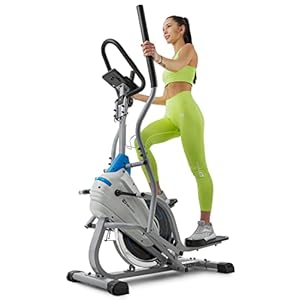 Hop-Sport Cross Stepper für zuhause HS-400B Icon – 2-in-1 Crosstrainer und Stepper mit Trainingscomputer – innovatives Trainingsgerät verbindet das Stepper- und Crosstrainer-Training