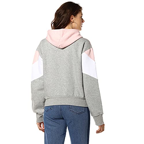 Image of Campus Sutra Women's Cotton High Neck Sweatshirt