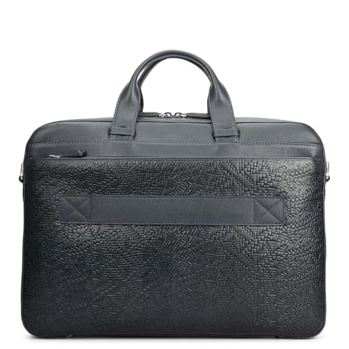 Image of Da Milano LeatherLaptop Bag for Men & Women | Laptop Messenger Bag | Fits Up To 16 inch Laptop | Ideal for Office Purpose (6285L-D)