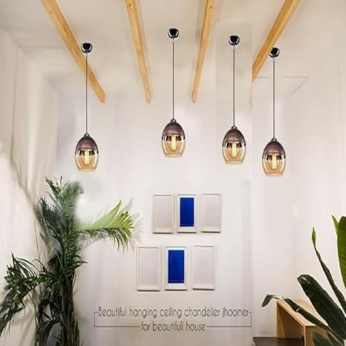 Image of Florion Premium 3-Light Hanging Pendant Lamp| Chandelier for Living Room| Bedroom| Balcony| Suitable for Home & Office