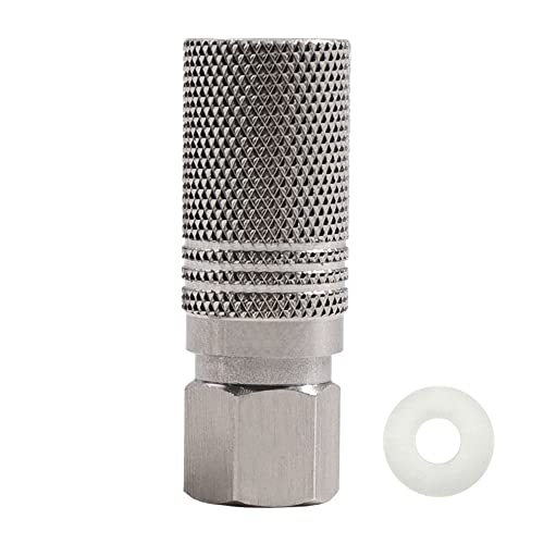 Paintball Pcp 1/8 Npt Female Thread Stainless Steel Coupler Hpa Co2 Air Tank Refill Connector Quick Disconnect Quick Release Adapter Fitting #TOP3