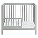 Oxford Baby Essentials Mini Crib to Toddler Bed Guard Rail Conversion Kit, Gray, GreenGuard Gold Certified
