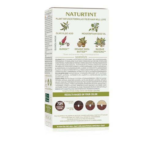 Image of Naturtint 7GM Chocolate Caramel Permanent Hair Color (Pack of 6), Ammonia Free, Vegan, Cruelty Free, up to 100% Gray Coverage, Long Lasting Results (Packaging may vary)