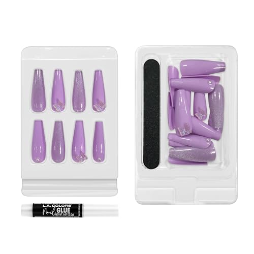 Image of L.A. COLORS Lavish Nail Luxe Finish Nail Tip Kit (carded), Muse CNT471