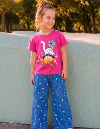 Image of Toddler Girls T-Shirt Short Sleeve Cartoon Graphic Tee 2-6T