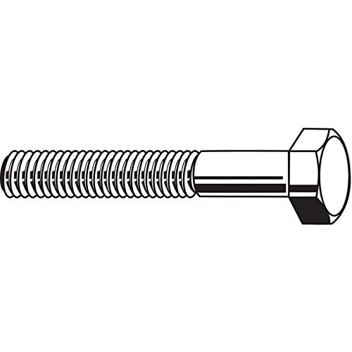 1/2"-20 x 2-1/2" Grade 8 Zinc Yellow UNF (Fine) Hex Head Cap Screws, 10 pk. #1