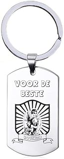 حلقة مفاتيح من الستانلس ستيل - لأفضل البستانيين، فضي