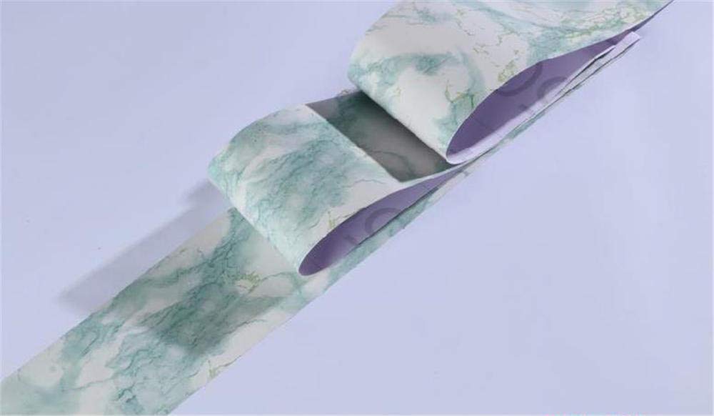 uoXHFdh Self-Adhesive Wallpaper Border Sticker for Walls and Ceiling Multicolor Multiple Sizes(Green Emerald,12CM X 500CM)