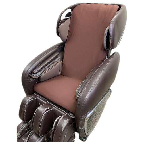 Massage Chair Cover - Full Body Shiatsu Massage Chair Dust Protection Covers, Zero Gravity Recliner Chair Covers Washable Stretch Fabric Universal Massage Chair Slipcovers,Brown,Body