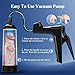 Sex Toy Male Penis Pump - UTIMI Pennis Extender Adult Sex Toys - Pumps & Enlargers for Men with 3 Penis Ring and 2 Silicone Sleeve,Sex Machine Enlarge Juguetes Sexuales for Stronger Bigger Erections
