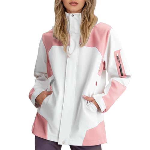 Chaqueta impermeable mujer para vientos de primavera y paseos diarios de otoño